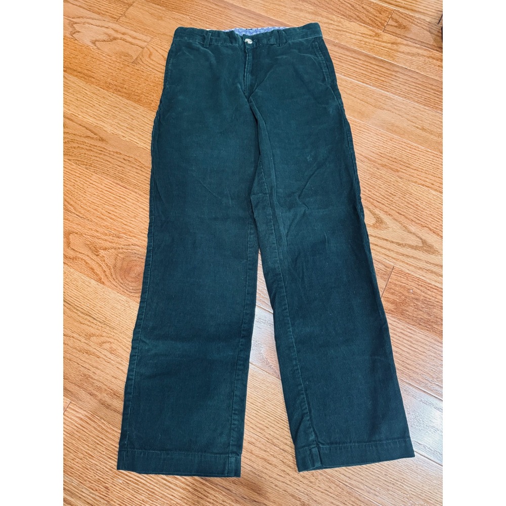 J Bailey Boys Forest Green Corduroy Pants Kids Size 10 CHAMP-20F Cotton Trousers